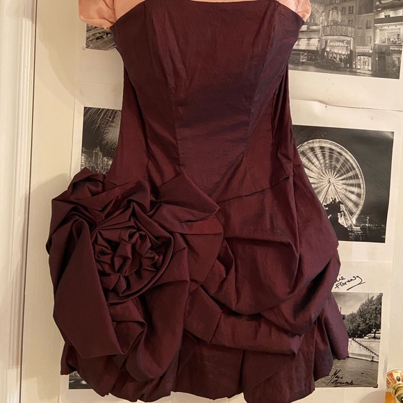 Bubble dress dark red - Picture 2 of 7